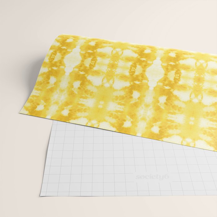Tie Dye Yellows Wrapping Paper Gallery Image 2