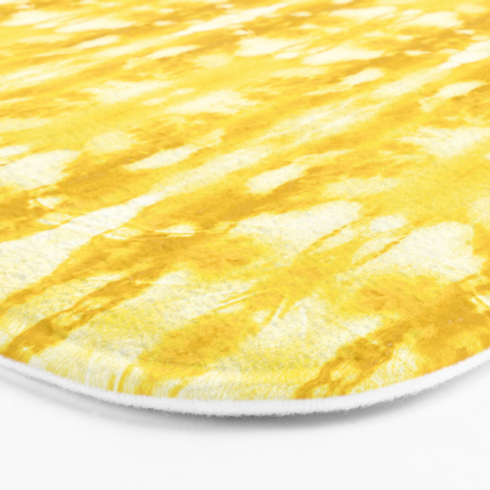 Tie Dye Yellows Bath Mat Gallery Image 3