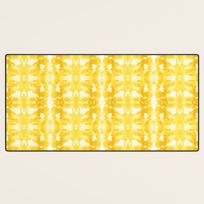 Tie Dye Yellows Desk Mat Gallery Image 3