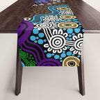 Authentic Aboriginal Art - Untitled Table Runner Gallery Image 1