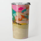 landscape light & pink clouds Travel Mug Gallery Image 2