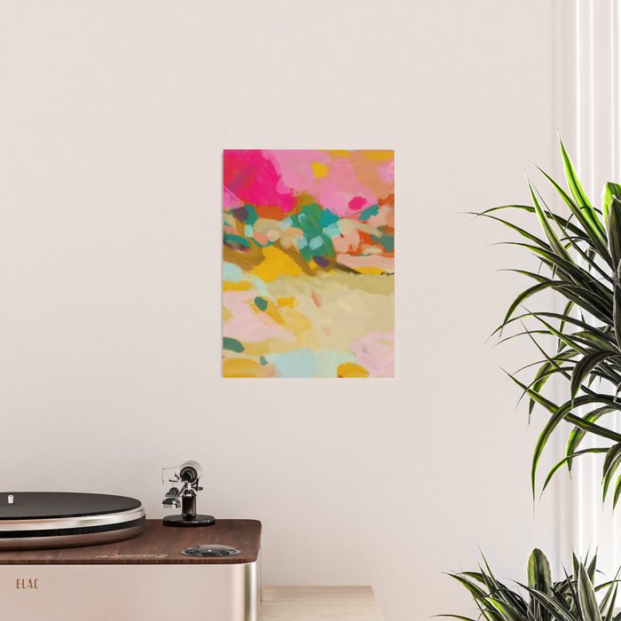 landscape light & pink clouds Poster Gallery Image 2