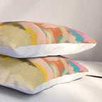 landscape light & pink clouds Pillow Sham Gallery Image 3