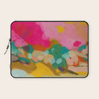 landscape light & pink clouds Laptop Sleeve Gallery Image 1