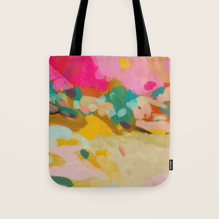 landscape light & pink clouds Tote Bag Gallery Image 1