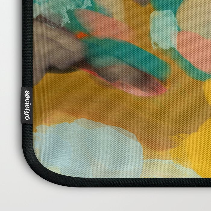 landscape light & pink clouds Laptop Sleeve Gallery Image 3