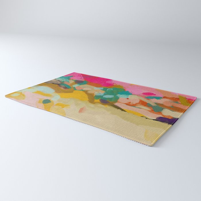landscape light & pink clouds Rug Gallery Image 3