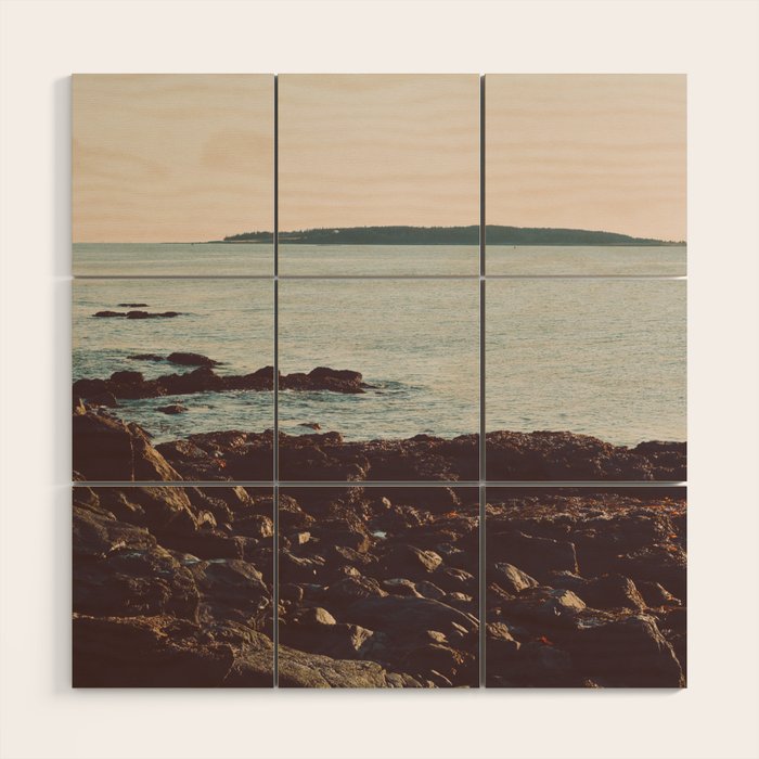 Low Tide - Ocean Art Wood Wall Art Gallery Image 1
