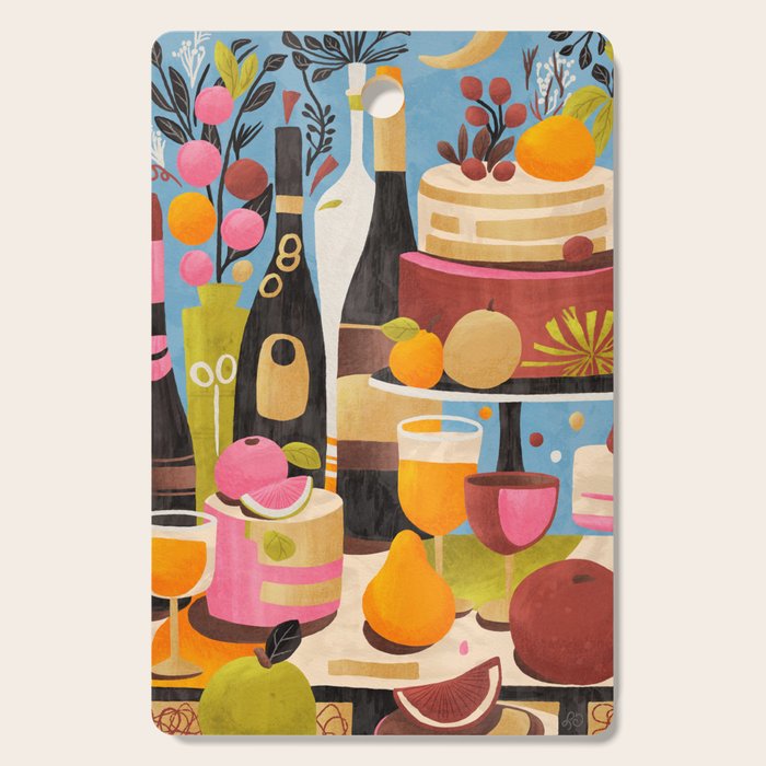 Mid Century Celebration Cutting Board Gallery Image 1
