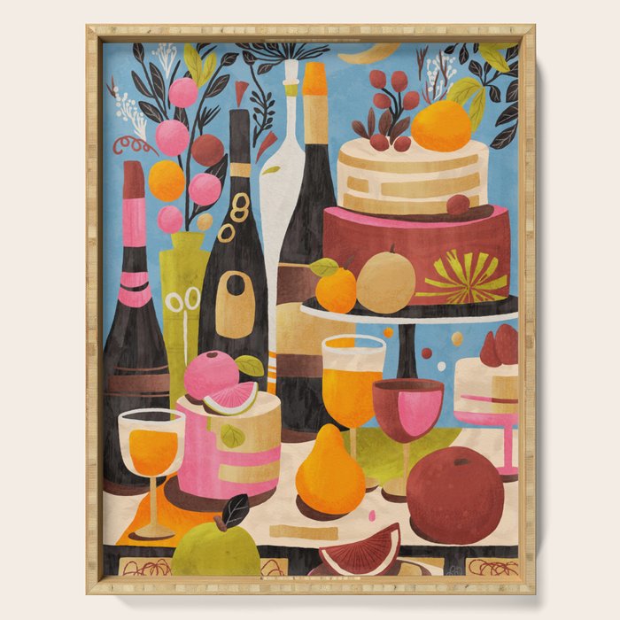 Mid Century Celebration Serving Tray Gallery Image 1