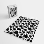 Black and white star shape pattern Jigsaw Puzzle Gallery Image 2