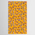 Ringtail - yellow Tablecloth Gallery Image 2
