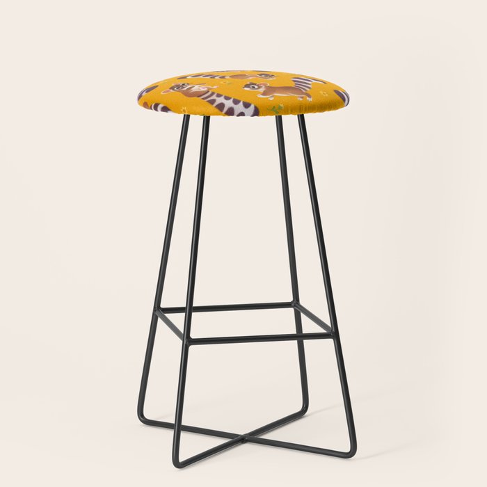 Ringtail - yellow Stool Gallery Image 1