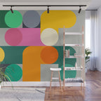 Modern Geometric 85A Wall Mural Gallery Image 1