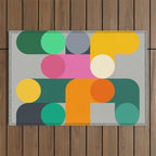Modern Geometric 85A Outdoor Rug Gallery Image 1