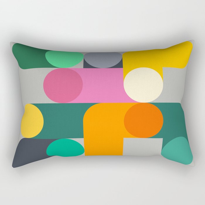Modern Geometric 85A Rectangular Pillow Gallery Image 2