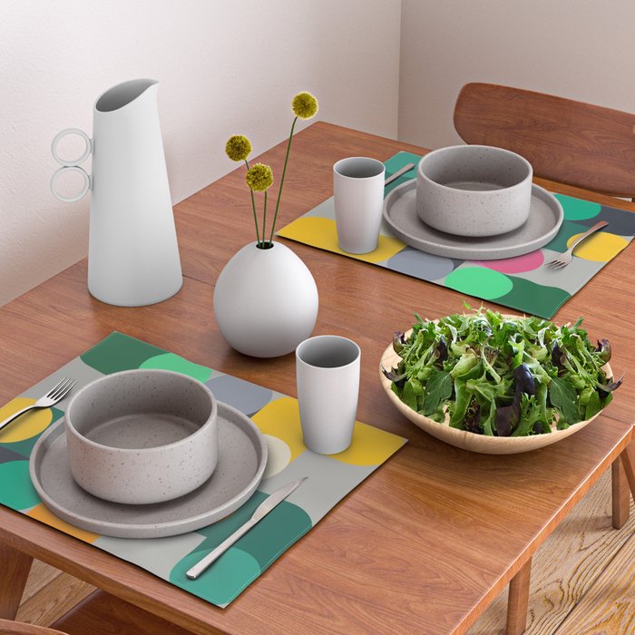 Modern Geometric 85A Placemat Gallery Image 2