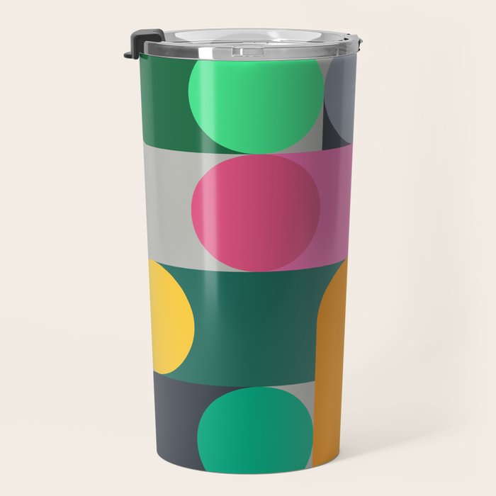 Modern Geometric 85A Travel Mug Gallery Image 3