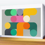 Modern Geometric 85A Wall Mural Gallery Image 2