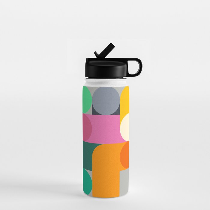 Modern Geometric 85A Water Bottle Gallery Image 1