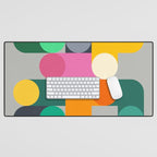 Modern Geometric 85A Desk Mat Gallery Image 1