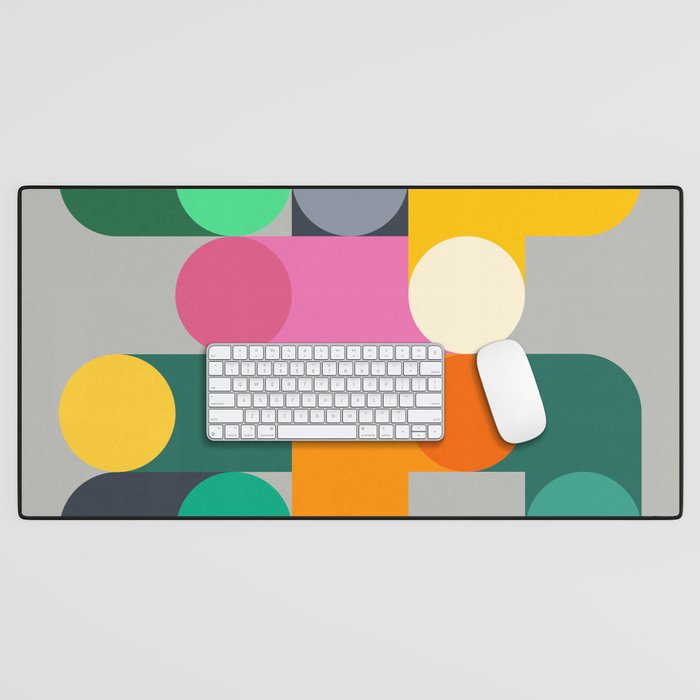 Modern Geometric 85A Desk Mat Gallery Image 1