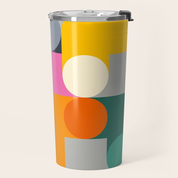 Modern Geometric 85A Travel Mug Gallery Image 2