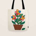The True Reality / Flowers Tote Bag Gallery Image 1