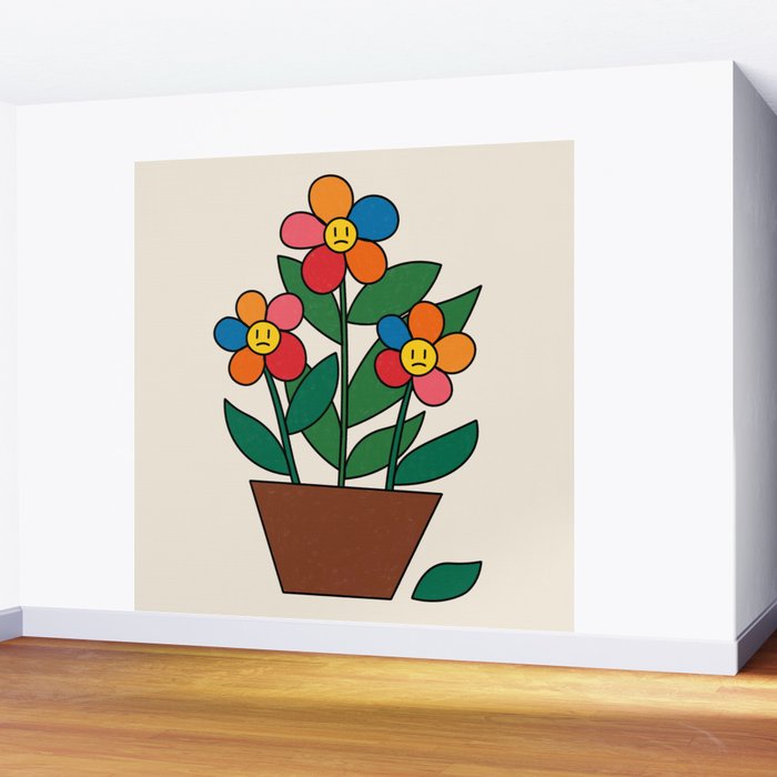 The True Reality / Flowers Wall Mural Gallery Image 2