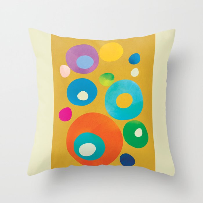 Mid-Century Abstract Balance 16 Throw Pillow Gallery Image 6