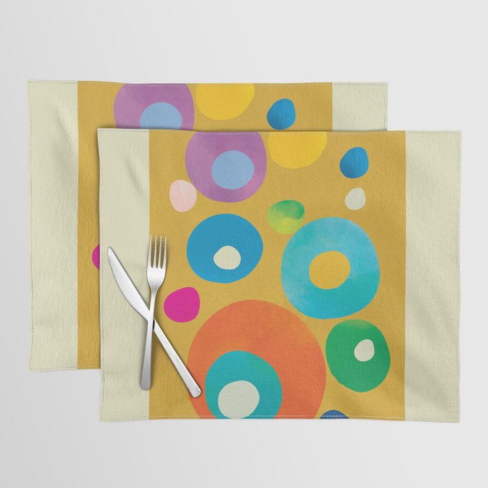 Mid-Century Abstract Balance 16 Placemat Gallery Image 1