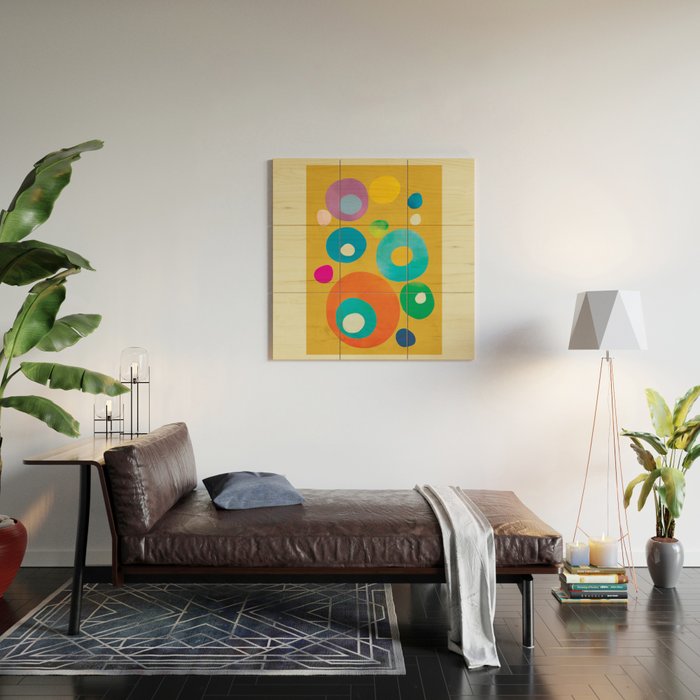Mid-Century Abstract Balance 16 Wood Wall Art Gallery Image 2