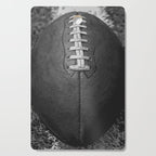 Big American Football black & white Cutting Board Gallery Image 1