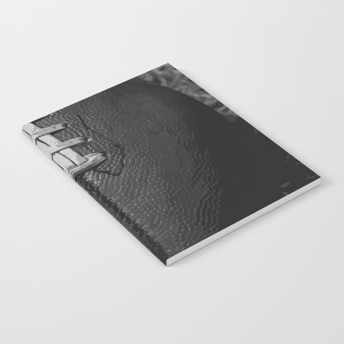 Big American Football black & white Notebook Gallery Image 2