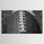 Big American Football black & white Tablecloth Gallery Image 2