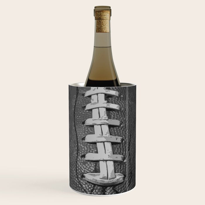 Big American Football black & white Wine Chiller Gallery Image 1