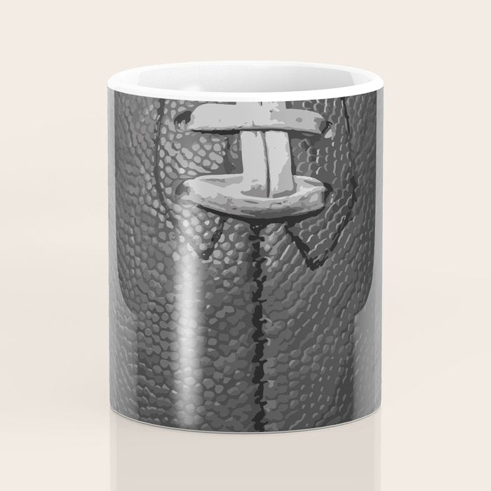 Big American Football black & white Coffee Mug Gallery Image 4