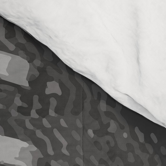 Big American Football black & white Comforter Gallery Image 4