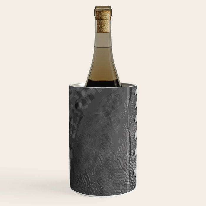Big American Football black & white Wine Chiller Gallery Image 2