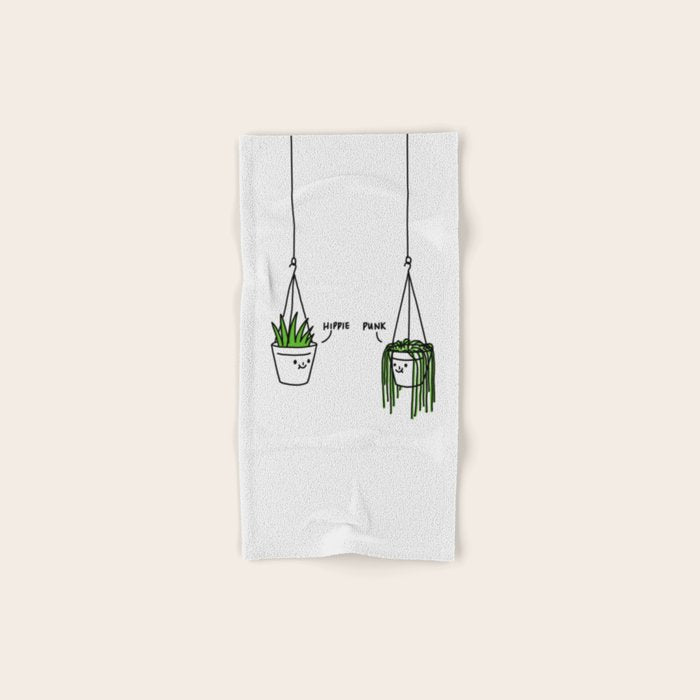Hippie and Punk plants Towels Gallery Image 1