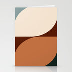 Almond Abstract II Stationery Card Gallery Image 2