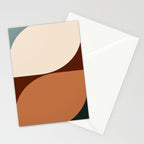 Almond Abstract II Stationery Card Gallery Image 2