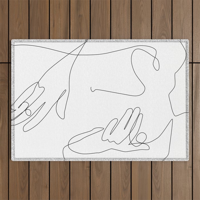 Sensual Erotic Outdoor Rug Gallery Image 1