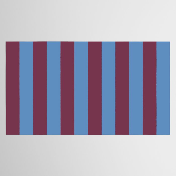 Duo I - Blue and Berry Stripes Tablecloth Gallery Image 2