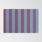 Duo I - Blue and Berry Stripes Rug Gallery Image 2