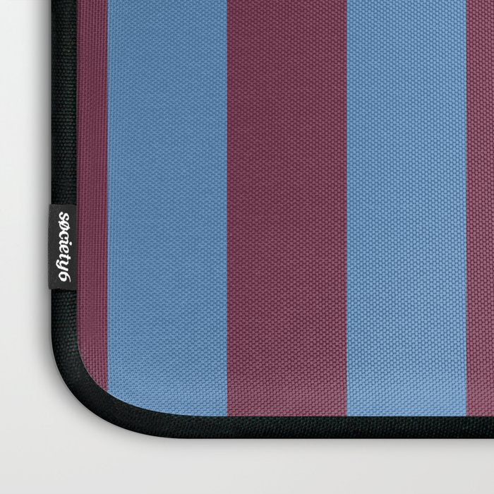 Duo I - Blue and Berry Stripes Laptop Sleeve Gallery Image 3