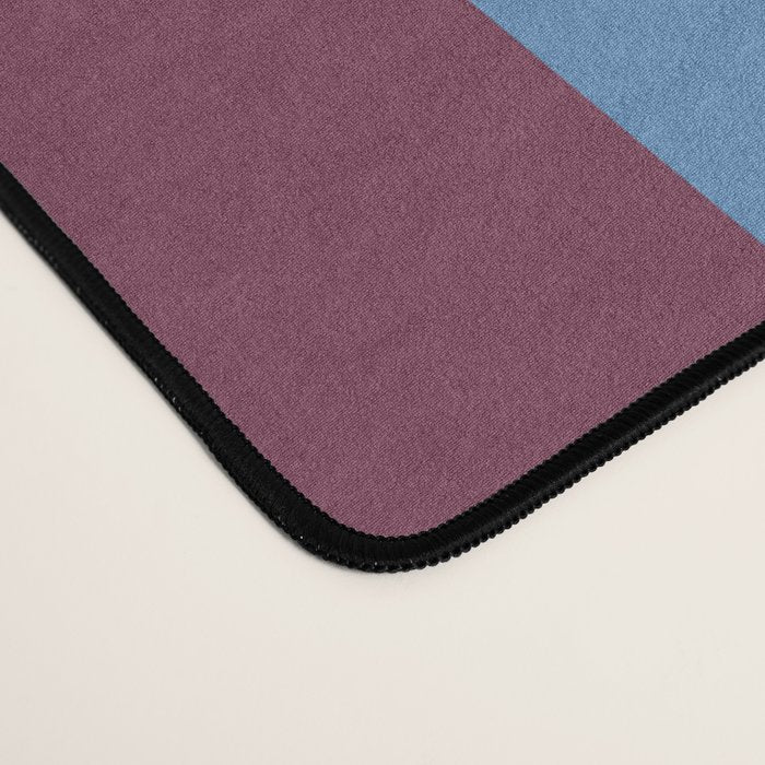 Duo I - Blue and Berry Stripes Desk Mat Gallery Image 4