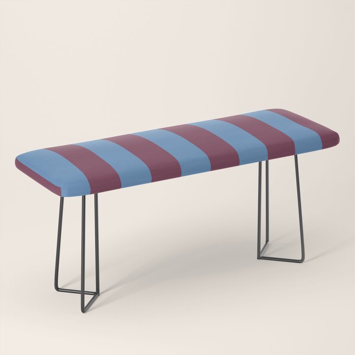 Duo I - Blue and Berry Stripes Bench Gallery Image 1