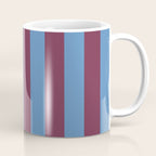 Duo I - Blue and Berry Stripes Coffee Mug Gallery Image 1