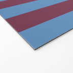 Duo I - Blue and Berry Stripes Welcome Mat Gallery Image 2